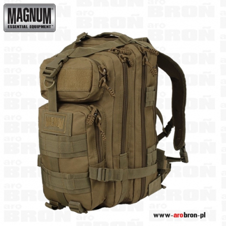 Plecak Magnum FOX 25L - COYOTE, taktyczny, do codziennego użytku, pojemny, wodoodporny-Magnum