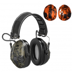 Ochronniki słuchu aktywne 3M Peltor SportTac DigiCamo MT16H210F - zielone i pomarańczowe digital camo-Peltor