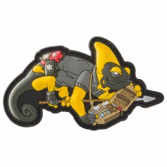 Emblemat Helikon Chameleon Medical Exclusive OD-CMD-RB-26 - Żółty, naszywka, rzep, PVC-Helikon-Tex®