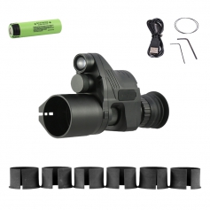 Cyfrowa nasadka noktowizyjna PARD NV007A V.7 OLED - nasadka na lunety, noktowizor, IPX4, akumulator, pierścienie redukcyjne k...