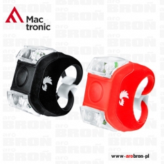 Zestaw lamp rowerowych Mactronic Worms (FBS0021) - przednia, tylna, plastikowe, silikonowe, uzupełniające, LED-Mactronic