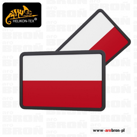 Emblemat Flaga Polski (OD-FPL-RB-20) - True Color, Velcro, zestaw 2szt.-Helikon-Tex®