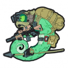 Emblemat Helikon Chameleon Operator (OD-COP-RB-02) - Olive Green, naszywka, rzep, PVC-Helikon-Tex®