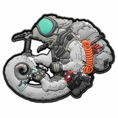 Emblemat Helikon Arctic Chameleon (OD-CAC-RB-20) - Biały, naszywka, rzep, PVC