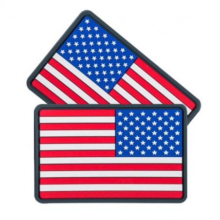 Emblemat Helikon Flaga USA Mała (OD-FUS-RB-20) - True Color, naszywka, rzep, PVC, zestaw 2 szt.-Helikon-Tex®