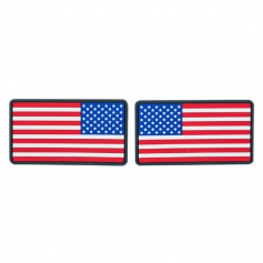 Emblemat Helikon Flaga USA Duża (OD-FUL-RB-20) - True Color, naszywka, rzep, PVC, zestaw 2 szt.-Helikon-Tex®