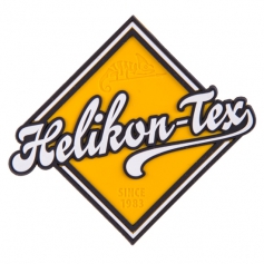 Emblemat Helikon Road Sign (OD-HRS-RB-26) - Żółty, naszywka, rzep, PVC