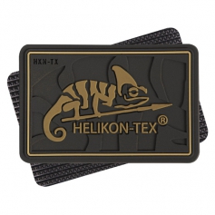 Emblemat Helikon Logo (OD-HKN-RB-11) - Coyote, naszywka, rzep, PVC-Helikon-Tex®