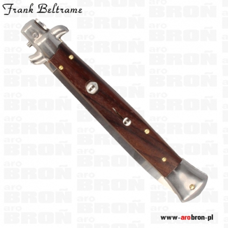 Nóż sprężynowy składany Frank Beltrame Stiletto Palisander FB28/82 - ostrze 120 mm, stal nierdzewna-Frank Beltrame