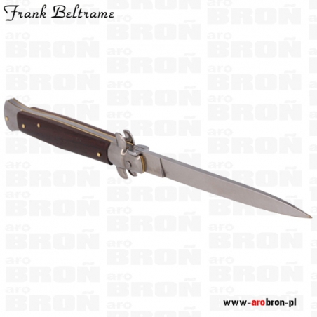 Nóż sprężynowy składany Frank Beltrame Stiletto Palisander FB28/82 - ostrze 120 mm, stal nierdzewna-Frank Beltrame