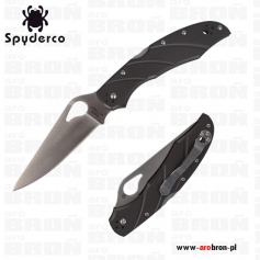 Nóż składany Spyderco Byrd Cara Cara 2 Titanium BY03TIP2 - ostrze plain, stal 8Cr13MoV, tytan-Spyderco
