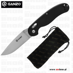 Nóż składany Ganzo G727-BK BLACK - czarny, stal 440C, Axis Lock-Ganzo