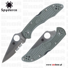 Nóż składany Spyderco Delica 4 Combo Foliage Green C11PSFG-Spyderco
