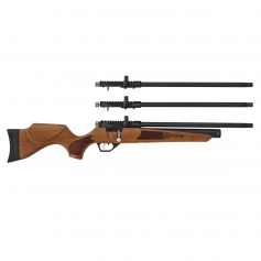 Wiatrówka PCP HATSAN HYDRA SET 4,5mm, 5,5mm, 6,35mm - kolba drewno orzechowe, wymienne lufy-HATSAN