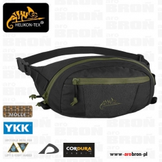 Torba biodrowa nerka Bandicoot Helikon (TB-BDC-CD-0102A) - MOLLE/PALS, pojemność 2L, Cordura 500D, black/olive green-Helikon-...