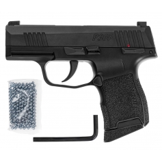 Pistolet wiatrówka SIG SAUER P365 4,5mm AIR-P365-BB - czarna, licencjonowana replika, blow back, śrut BB-Sig Sauer