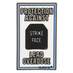 Emblemat Helikon Lead Overdose (OD-LOD-RB-20) - Biały, naszywka, rzep, PVC-Helikon-Tex®