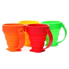 Kubek silikonowy 200ml składany 1szt. - różne kolory-Rockland