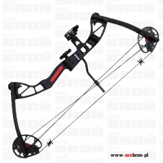 Łuk bloczkowy REX QUAD BLACK czarny 15-55 lbs-Poe Lang