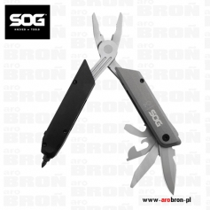 Multitool SOG Baton Q4 (ID1031-CP) - 10 funkcji, zestaw bitów, klips, etui-SOG