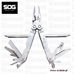 Multitool SOG PowerLock V-Cutter Nylon Sheath (S62N-CP) - 18 funkcji, stal 420, nylonowe etui-SOG