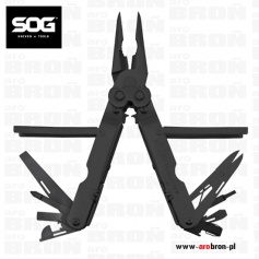 Multitool SOG PowerLock EOD Black Oxide Nylon Sheath (B61N-CP) - czarny, 18 funkcji, stal 420, nylonowe etui-SOG