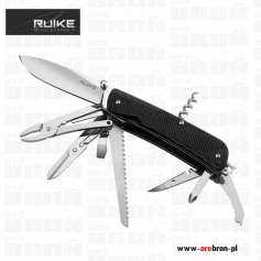 Scyzoryk Ruike LD51-B - 23 funkcje, czarny, G10, klips, key-ring-RUIKE