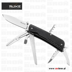 Scyzoryk Ruike LD42-B - 19 funkcji, czarny, G10, klips, key-ring-RUIKE