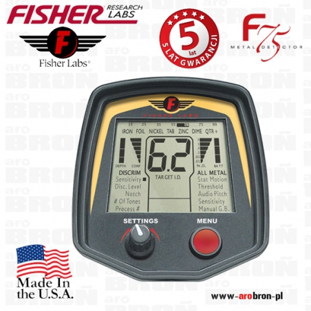Wykrywacz metali Fisher F75 11"DD - GWARANCJA: 5 LAT-Fisher Research Labs