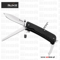 Scyzoryk Ruike LD32-B - 13 funkcji , czarny, G10, klips, key-ring-RUIKE
