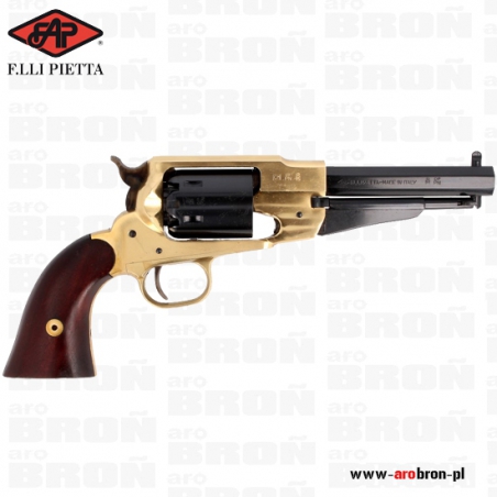 Rewolwer czarnoprochowy Pietta 1858 Remington Texas Sheriff kal .44 (RGBSH44) -mosiężna rama-Broń czarnoprochowa Pietta