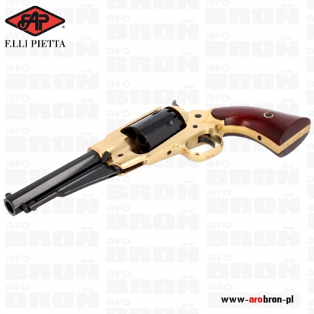 Rewolwer czarnoprochowy Pietta 1858 Remington Texas Sheriff kal .44 (RGBSH44) -mosiężna rama-Broń czarnoprochowa Pietta
