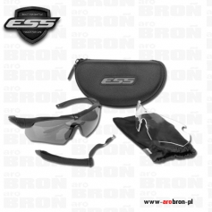 Okulary ochronne balistyczne ESS Crossbow 2LS 740-0390 - zestaw: etui, 2x wizjer, pasek, woreczek ochronny-ESS