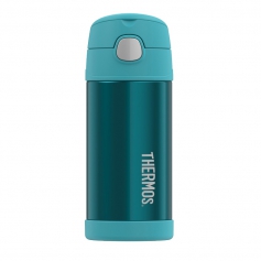 Termos Thermos FunTAINER dziecięcy 355ml ze słomką turkusowy - ciepło 8h lub zimno 12h-Thermos