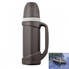 Termos pływający Thermos Hercules 1L - unosi się na wodzie, kubek, stalowy wkład, ciepło 24h lub zimno 24h, dla żeglarzy-Thermos