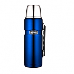 Termos Thermos King 1,2L niebieski - kubek, ciepło lub zimno 24h-Thermos