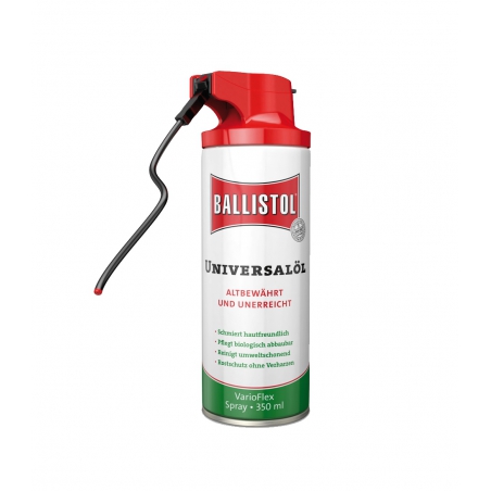 Olej Ballistol Spray do konserwacji broni i wiatrówek 350 ml dysza VARIOFLEX-Ballistol