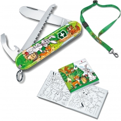 Scyzoryk My First Victorinox Królik "Hopsi" 0.2373.E2 dla dzieci - smycz, kolorowanka-Victorinox