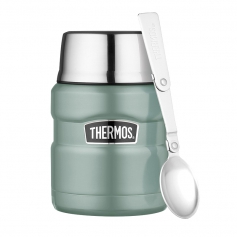 Termos obiadowy Thermos King 470ml z łyżką Duck Egg - nakrętka naczynie, ciepło 9h lub zimno 14h-Thermos