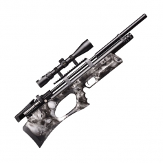 Wiatrówka PCP Kral Arms Puncher Breaker CS Skull 4,5 mm - bullpup, osada polimerowa, tłumik, regulator prędkości-KRAL ARMS