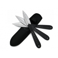 Noże do rzucania rzutki N-420 komplet 3 sztuk - kabura z codury-KANDAR