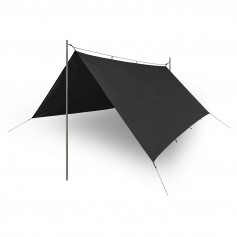 Płachta biwakowa Helikon SuperTarp PO-STP-PO-01 - Czarna, RipStop-Helikon-Tex®