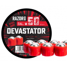 Kule metalowe RazorGun Devastator do rewolweru HDR50 RAM kaliber .50 - 60 szt.-RazorGun
