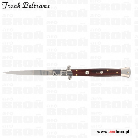 Nóż sprężynowy składany Frank Beltrame Stiletto Dagger Palisander FB23/82 - ostrze 98 mm, stal nierdzewna, drzewo palisander-...