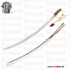 Szabla Polska Kawaleryjska DENIX WZ 1917 Radziwiłłówka z dekoracyjnym temblakiem + STALOWA POCHWA-DENIX
