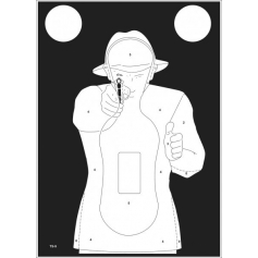 Tarcze strzeleckie Sylwetkowe TS-9 FRANCUZ 20szt--