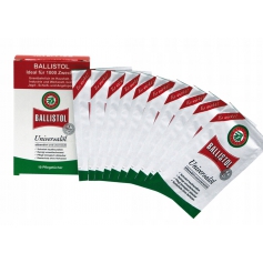 Chusteczki BALLISTOL 10szt z olejem do konserwacji-Klever
