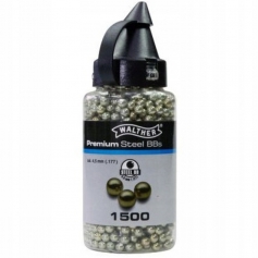 Śrut stalowy BB kulki Walter Premium 4.5mm 1500szt-Walther