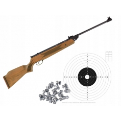 Wiatrówka Hatsan 55S drewno 5,5mm +śrut +tarcze-HATSAN