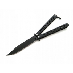 Nóż motylkowy Motyl czarny N-498J-KANDAR